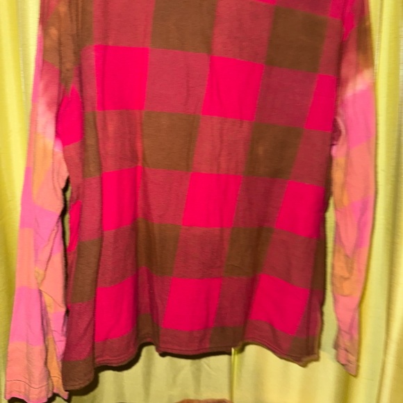 Old Navy bleached flannel women’s size large excellent condition - Picture 2 of 3
